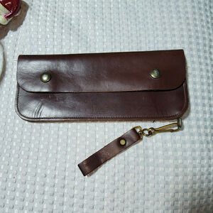 RISTO VINTAGE GENUINE LEATHER BIKERS MOTORCYCLE WALLET